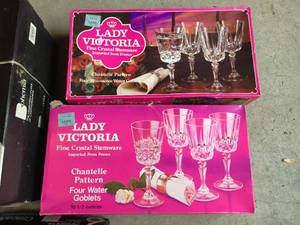 lot 167 image: Crystal Stemware (NEW)