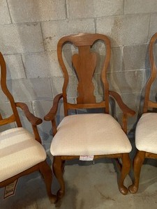 lot 176 image: Three Dining Room Chairs by Bassett