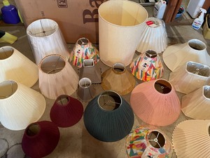 lot 186 image: Lot of 21 Lampshades