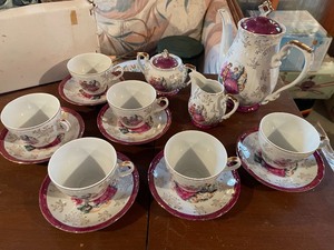 lot 234 image: 17 Piece Demitasse Set