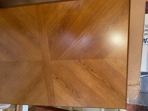 lot 44 image: Brand New Dining Room Table by  Basset