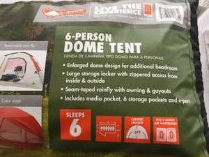 lot 219 image: 6 Person Ozark Trail Dome Tent (NEW)
