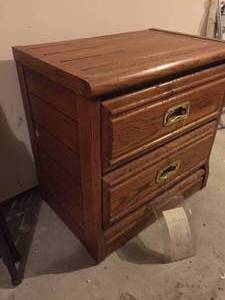 lot 258 image: Vintage Two Drawer Daytons Night Stand