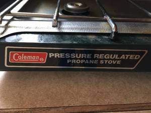 lot 272 image: Coleman Two Burner Propane Camp Stove