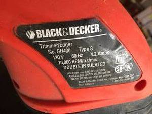 lot 288 image: Black and Decker GrassHog Electric Weed Whip