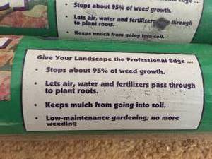 lot 363 image: Three Rolls of Abriscape Weed Stopper Landscaping Fabric