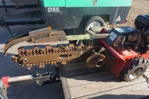 lot 22 image: Barreto Walk Behind Power Trencher