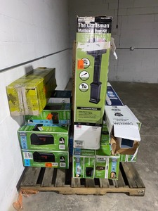 lot 1 image: Pallet Of Assorted Mailboxes and Accessories Open Box, New, And Used Items See Pictures