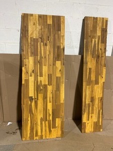 lot 19 image: Salvage Solid Wood Counter Top