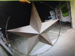 decorative 25 star