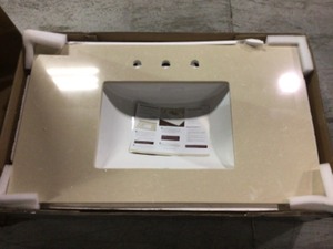 lot 110 image: HOME DECORATORS CHAMPAGNE DUNES VANITY TOP 37 NEW