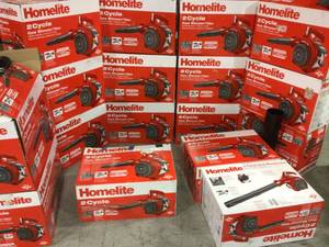 lot 2 image: BIG LOT OF 150 MPH 400 CFM 26cc Gas Handheld Blower Vacuum by Homelite Original CUSTOMER RETURN 