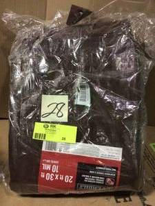 lot 28 image: Everbilt 20 ft. x 30 ft. BrownSilver Heavy Duty Tarp GOOD CONDITION SEE PICS 