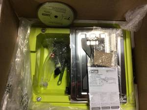 lot 55 image: 0.75 HP 7 in. 4.8 Amp Tabletop Tile Saw by RYOBI WORKIHG CONDITION SEE PICS 