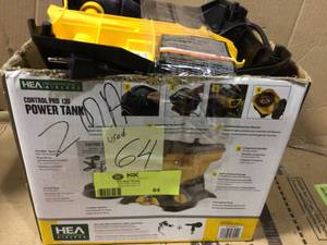 lot 64 image: Control Pro 130 Power Tank Airless Stand Paint Sprayer GOOD CONDITION SEE PICS 