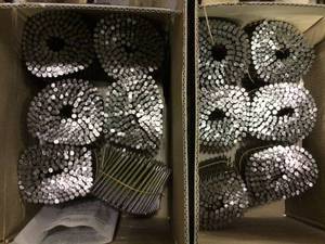 lot 72 image: 3 in. x 0.120 in. Metal Coil Nails (2700 per Box) by DEWALT