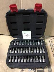 lot 78 image: 38 in. Drive Master Bit Socket Set (37-Piece) by Husky
