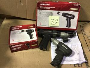 lot 82 image: Vibration Damped Medium Stroke Air Hammer by Husky
