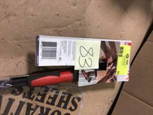 lot 83 image: 36 in. Clutch Style Bar Clamp with Wood Handle and 2-12 in. Throat Depth by BESSEY