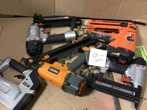 lot 92 image: MIX LOT OF RIDGID TOOLS & POWER CARE