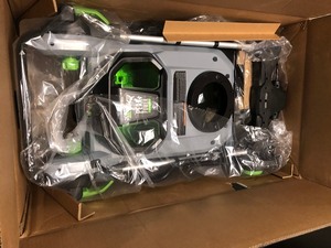 lot 116 image: EGO 21 in. 56V Lithium-Ion Cordless Electric Single-Stage Snow Blower (Tool Only) No used