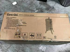 lot 117 image: Dyno-Glo Vertical Charcoal Smoker  not used