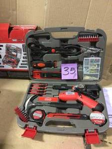 lot 35 image: 135-Piece Home Tool Kit by Apollo