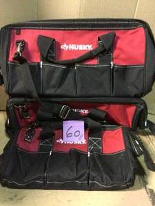 lot 60 image: 2-Piece Tool Bag Combo ( 15 in. and 18 in.) by Husky