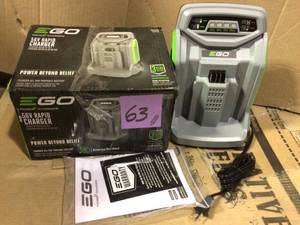 lot 63 image: 56-Volt Lithium-Ion Rapid Charger by EGO in good conditions 