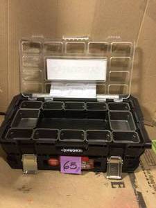 lot 65 image: 22 in. 22-Compartment Connect Cantilever Organizer for Small Parts Organizer by Husky