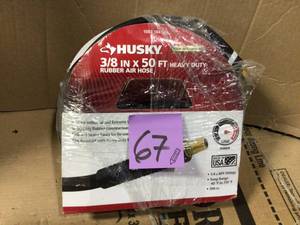 lot 67 image: 38 in. x 50 ft. Heavy-Duty Rubber Hose by Husky