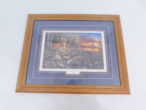 Collectible Framed Hand Signed Twilight Fire by Jim Hansel
