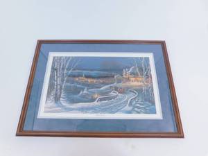 Collectible Hand Signed 1983 Family Traditions by Terry Redlin