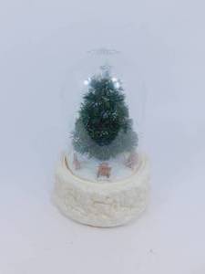 15 Electric Fiber Optic Christmas Tree Under Dome