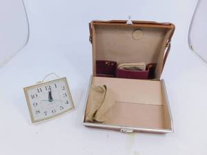 Vintage Camera Case  GE Electric Clock