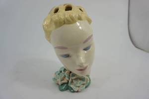 Vintage Ceramic Head Vase