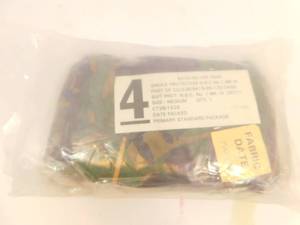 4 New Pairs of Camouflage Protective Smocks- Medium