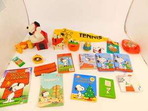Assortment of Collectible Snoopy Items