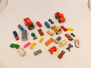 Assotement of Vintage Toy Cars and Trucks