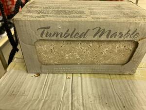 lot 55 image: TUMBLED MARBLE TILE