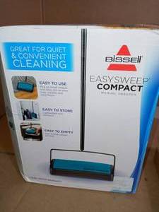 BISSELL EasySweep Compact Manual Carpet Sweeper, 2484- open box not used