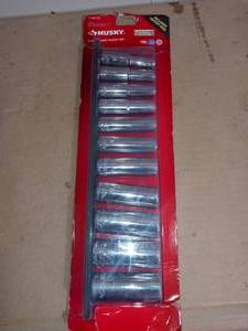 12 in. Drive Deep SAE Socket Set (11-Piece) by Husky- open box not used