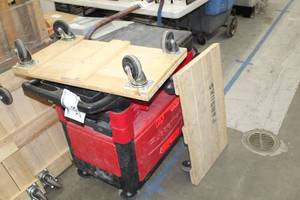 lot 270 image: Lot of (2) Wood Moving Dolly 30 x 18 x 6