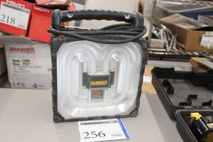 lot 256 image: DeWalt Work Light DC020