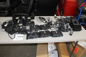 lot 53 image: Lot of (9) Wyse WiFi Power Boosters CxO with Power Cords and Mounts