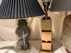 Lot of 5 contemporary lamps