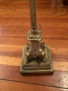 Two Gold Floor lamps