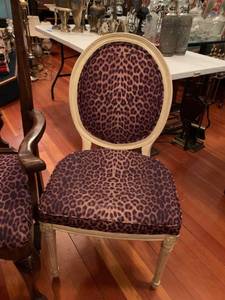 Leopard Print Chairs