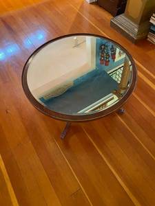 Mersman #7399 Mirror Top Round Table