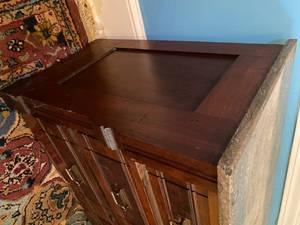 3 drawer DresserChest with marble top